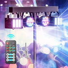 Fieryzeal 60W RGBW LED PAR-Scheinwerfer – DMX Bühnenlicht mit Halterung für DJ, Disco, Hochzeit & Konzert