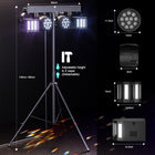 Fieryzeal 60W RGBW LED PAR-Scheinwerfer – DMX Bühnenlicht mit Halterung für DJ, Disco, Hochzeit & Konzert