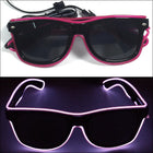 LED-Leuchtbrille – Neon Partybrille mit EL-Wire | Leuchtende Glow-Brille für Festivals, Halloween, Cosplay & Partys