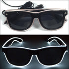 LED-Leuchtbrille – Neon Partybrille mit EL-Wire | Leuchtende Glow-Brille für Festivals, Halloween, Cosplay & Partys