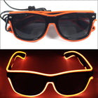 LED-Leuchtbrille – Neon Partybrille mit EL-Wire | Leuchtende Glow-Brille für Festivals, Halloween, Cosplay & Partys