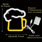 Bier-LED-Neonlicht, USB- oder batteriebetrieben – für Hobbyraum, Gaming-Zimmer, Hochzeiten, Bars, Geburtstage