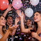 500 Stück K-Pop Geburtstagsparty Tischkonfetti – 70er/80er Disco-Ball Papier-Pailletten-Konfetti, Deko für Hochzeit & Junggesellinnenabschied