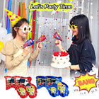 Konfetti-Pistolen Set (10 Stk.) – Aufblasbare Party-Knaller für Hochzeit, Geburtstag & Silveste
