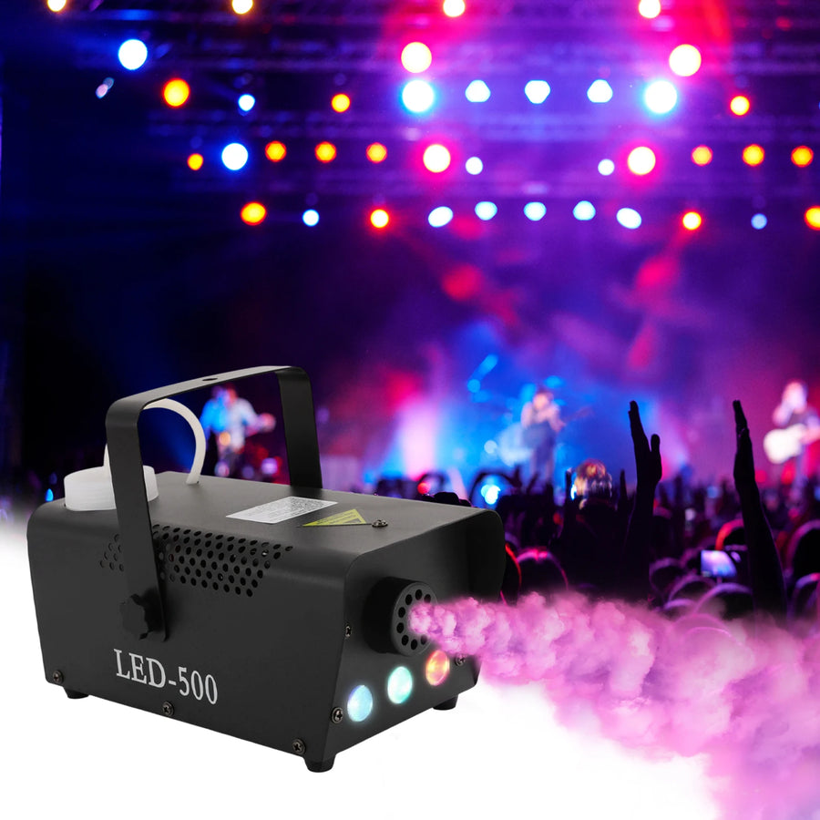 500W Nebelmaschine mit RGB 3-LED-Beleuchtung