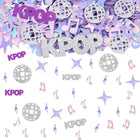 500 Stück K-Pop Geburtstagsparty Tischkonfetti – 70er/80er Disco-Ball Papier-Pailletten-Konfetti, Deko für Hochzeit & Junggesellinnenabschied