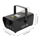 500W Nebelmaschine mit RGB 3-LED-Beleuchtung