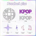 500 Stück K-Pop Geburtstagsparty Tischkonfetti – 70er/80er Disco-Ball Papier-Pailletten-Konfetti, Deko für Hochzeit & Junggesellinnenabschied