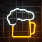 Bier-LED-Neonlicht, USB- oder batteriebetrieben – für Hobbyraum, Gaming-Zimmer, Hochzeiten, Bars, Geburtstage